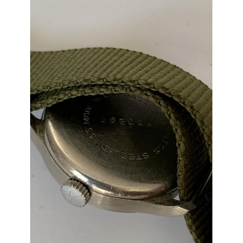 581 - A WWI TRENCH WRIST WATCH SEEN WORKING BUT NO WARRANTY