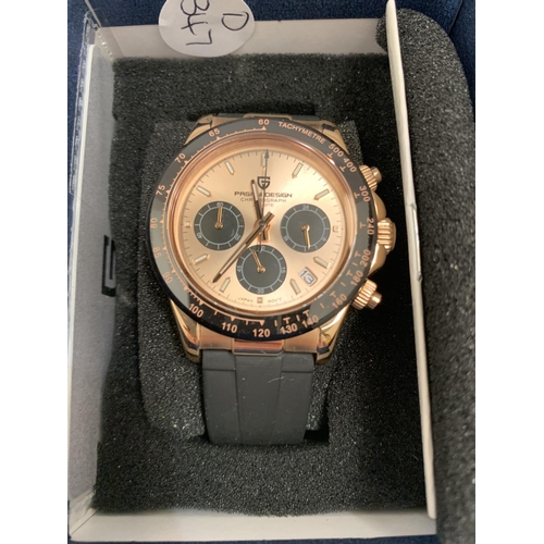 111 - A PAGANI AUTOMATIC WATCH - BOXED