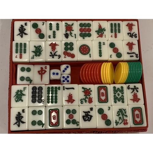 169 - A BOXED MAH JONG GAME