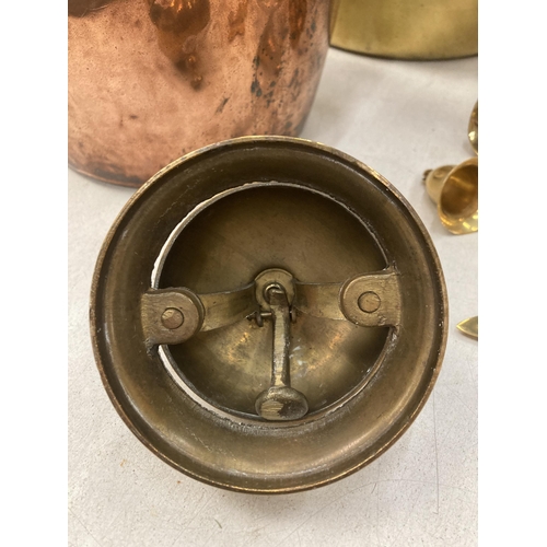 250 - A VINTAGE BRASS HOTEL / RECEPTION BELL