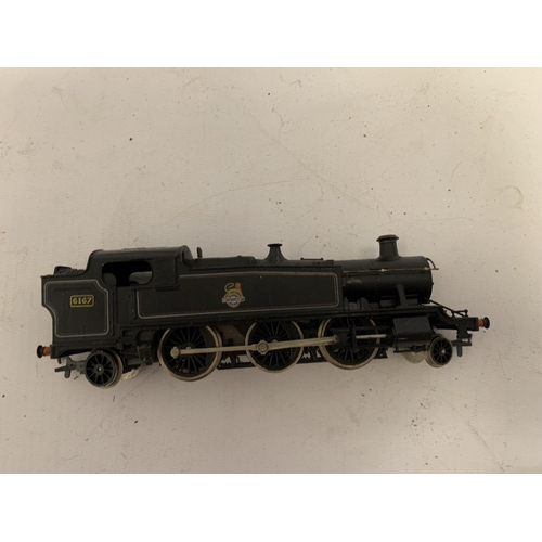 407 - TWO 00 GAUGE STEAM ENGINES TO INCLUDE A 4-6-0 ALBERT HALL AND A 2-6-2 BR LIVERY NUMBER 6167