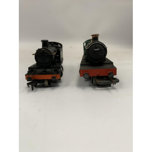 407 - TWO 00 GAUGE STEAM ENGINES TO INCLUDE A 4-6-0 ALBERT HALL AND A 2-6-2 BR LIVERY NUMBER 6167