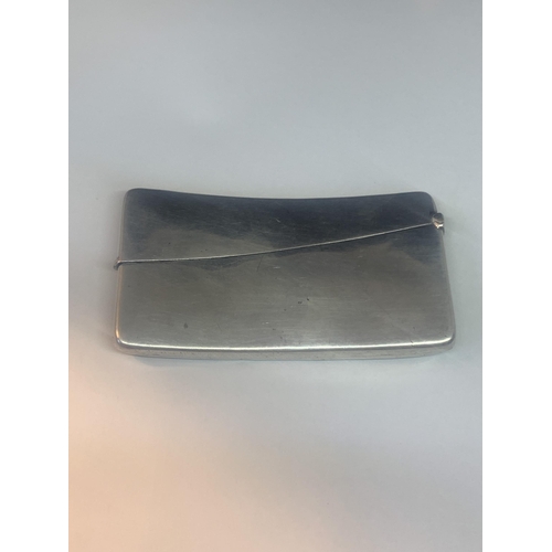 617 - A HALLMARKED BIRMINGHAM SILVER CARD CASE