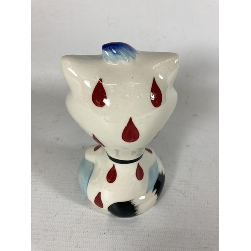 734 - A LORNA BAILEY HANDPAINTED AND SIGNED CAT - TAD