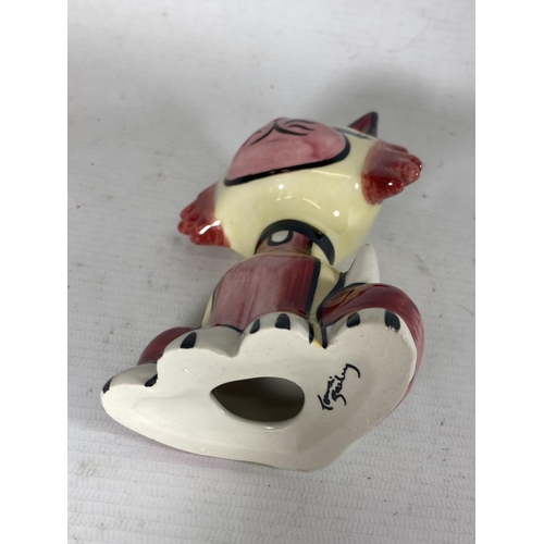 737 - A LORNA BAILEY HANDPAINTED AND SIGNED CAT - SHEBA