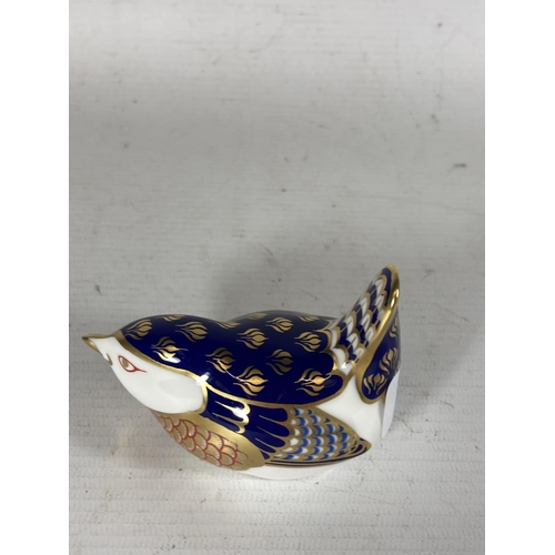 742 - A ROYAL CROWN DERBY WREN