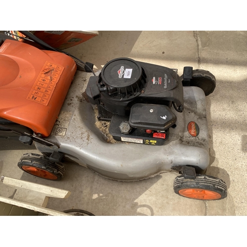 Flymo petrol mower briggs best sale and stratton