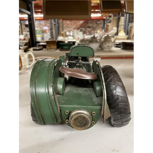 268 - A TIN PLATE MODEL OF A 1931 JOHN DEERE TRACTOR