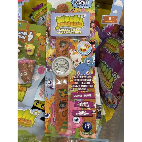 286 - A MIXED LOT OF MOSHI MONSTERS AND FURTHER TOYS