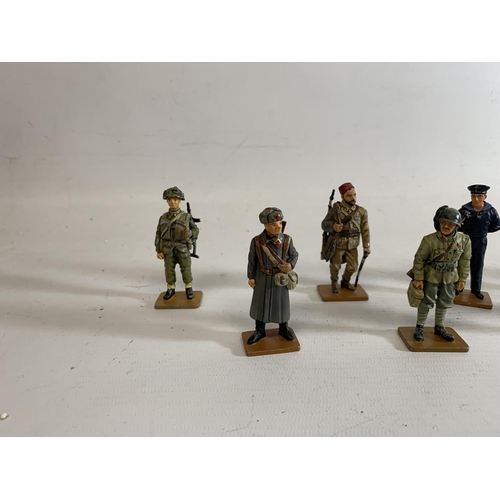 263 - THIRTEEN DEL PRADO DIE CAST WORLD WAR TWO FIGURES OF SOLDIERS TO INCLUDE GERMAN, JAPANESE, ITALIAN, ... 