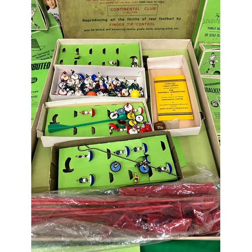 278 - A LARGE QUANTITY OF VINTAGE SUBBUTEO ITEMS - TEAMS, PART TEAMS PITCH, THROW INS, NETS ETC