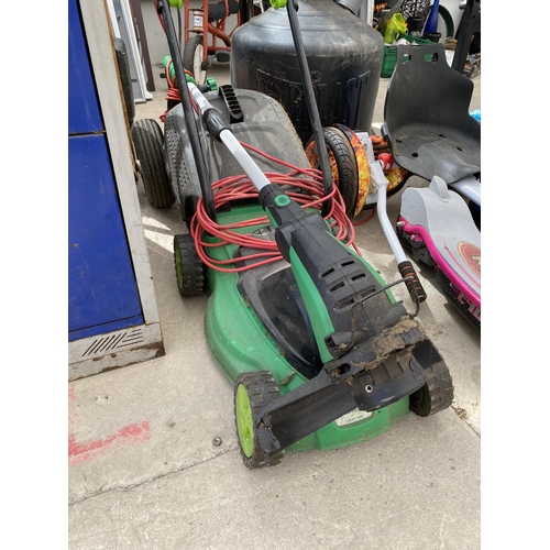 2069 - A GARDENLINE ELECTRIC LAWNMOWER AND ELECTRIC GRASS STRIMMER