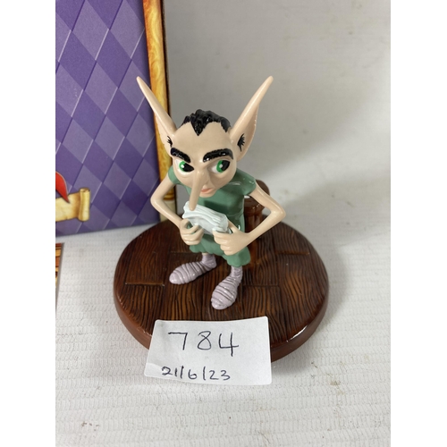 784 - A ROYAL DOULTON HARRY POTTER FIGURE 'DOBBY' - BOXED WITH CERTIFICATE OF AUTHENTICITY