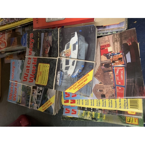 968 - A LARGE QUANTITY OF 'WATERWAYS WORLD' MAGAZINE FROM THE 1980'S