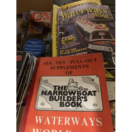 968 - A LARGE QUANTITY OF 'WATERWAYS WORLD' MAGAZINE FROM THE 1980'S