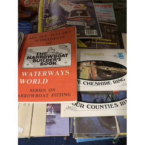 968 - A LARGE QUANTITY OF 'WATERWAYS WORLD' MAGAZINE FROM THE 1980'S