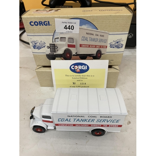 440 - A BOXED CORGI BEDFORD VAN  - NATIONAL COAL BOARD 97126