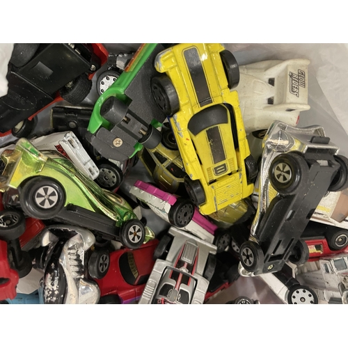 492 - A QUANTITY OF 1980'S TOY CARS, KIDCO, LTI FLIPZ, PLAYSKOOL ETC