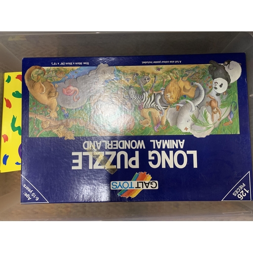 308 - A QUANTITY OF JIGSAWS AND GAMES