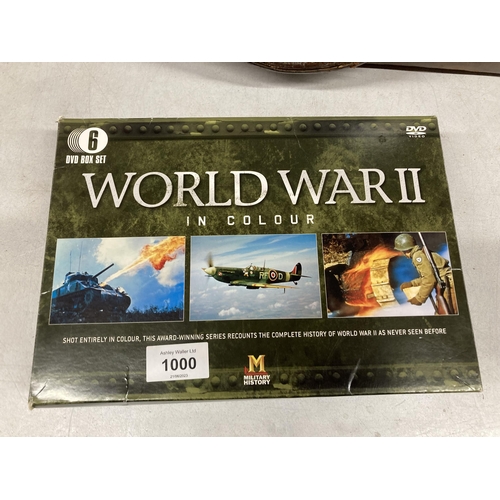 1000 - A SIX DVD SET OF WORLD WAR 11 IN COLOUR