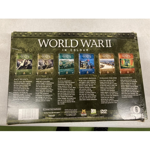 1000 - A SIX DVD SET OF WORLD WAR 11 IN COLOUR