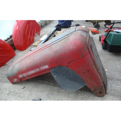 23 - A MASSEY FERGUSON 35 TRACTOR BONNET  NO VAT