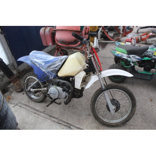 33 - A JIANSHE CHILD’S MOTOCROSS BIKE  NO VAT