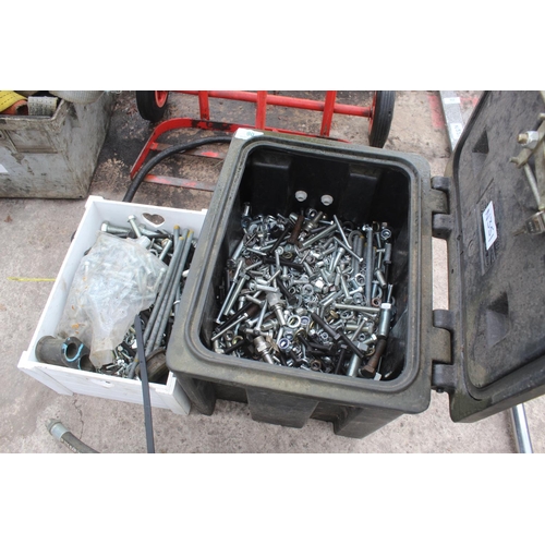 90 - 2 BOXES OF NUTS AND BOLTS  + VAT