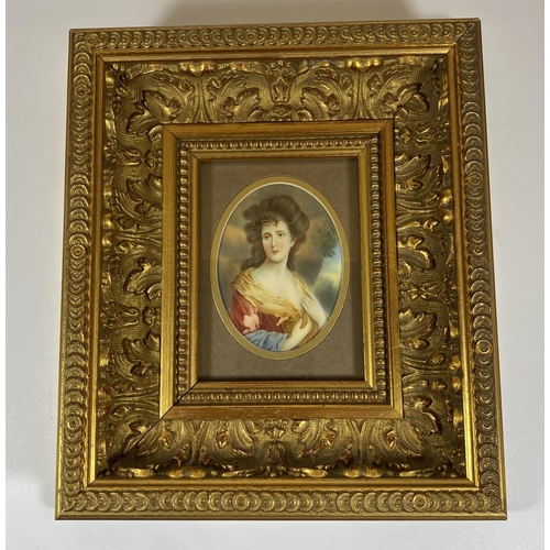 5 - A GEORGIAN 18TH CENTURY HAND PAINTED PORTRAIT OF A LADY, SIGNED 'PLIMON' AND DATED TO THE REVERSE, I... 