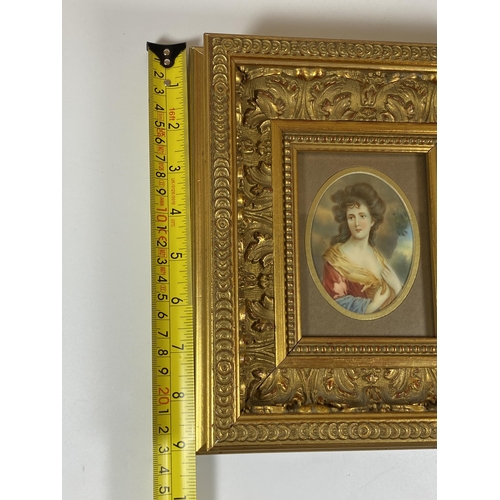 5 - A GEORGIAN 18TH CENTURY HAND PAINTED PORTRAIT OF A LADY, SIGNED 'PLIMON' AND DATED TO THE REVERSE, I... 