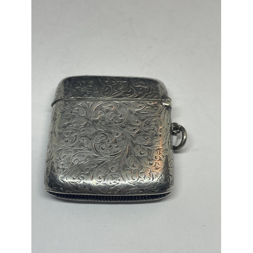 551 - A HALLMARKED BIRMINGHAM SILVER LIGHTER