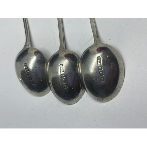 618 - FIVE VARIOUS HALLMARKED TO INCLUDE SPORTS THEMED SILVER SPOONS