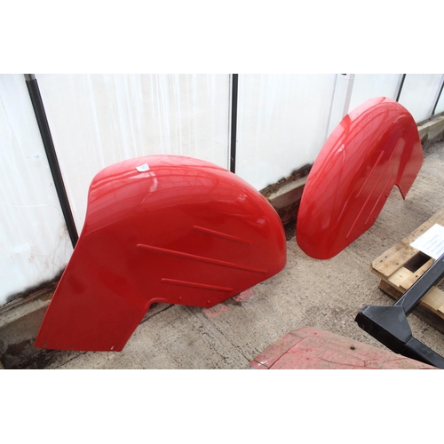 22 - A PAIR OF NEW  MASSEY FERGUSON 35 TRACTOR REAR MUDGUARDS  NO VAT