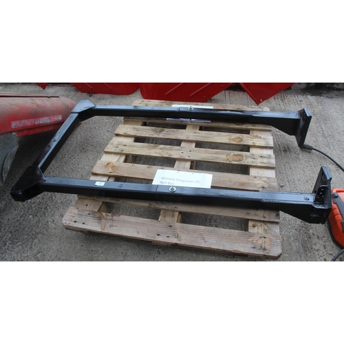 24 - A MASSEY FERGUSON 35 TRACTOR ROLL BAR  RECENTLY SHOT BLASTED & PAINTED NO VAT