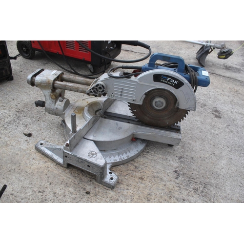 6 - A FOX MITRE SAW  NO VAT