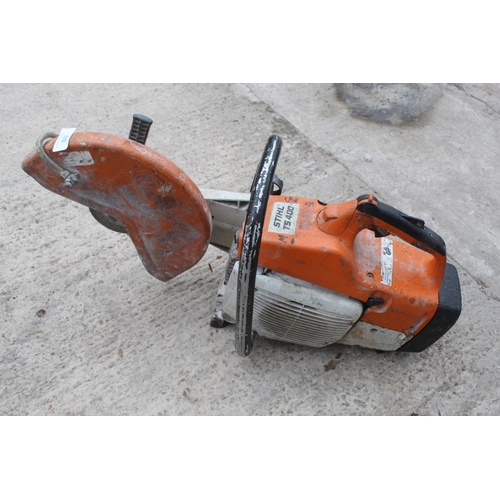 60 - STIHL TS 400 STONE CUTTER  NO VAT