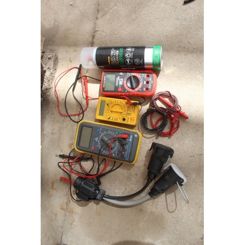 55A - AN ASSORTMENT OF ELECTRICAL TESTING UNITS TO INCLUDE A POWERFIX PROFI, ETC - NO VAT