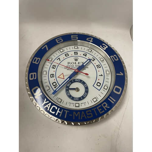 75 - A DEALERS WALL CLOCK