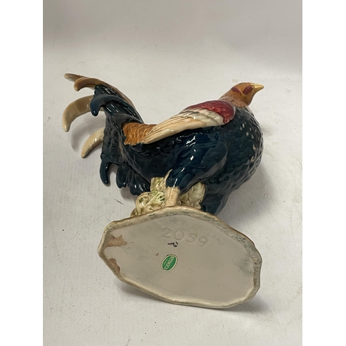 76 - A BESWICK NO.2059 GAMECOCK FIGURE