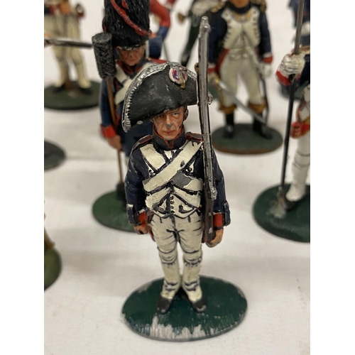 141 - A COLLECTION OF DEL PRADO FRENCH ARTILLARY SOLDIERS