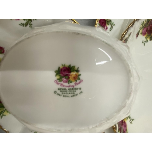 187 - A LARGE QUANTITY OF ROYAL ALBERT OLD COUNTRY ROSES TO INCLUDE TUREENS, CAKE STAND, PHOTOFRAME, TEAPO... 