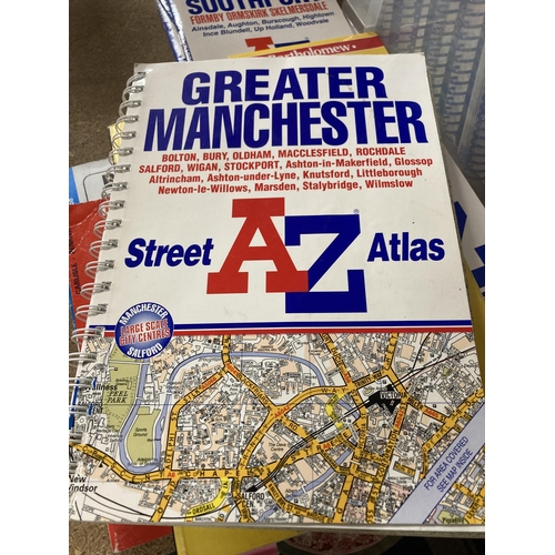 815 - A BOX OF AA MAPS