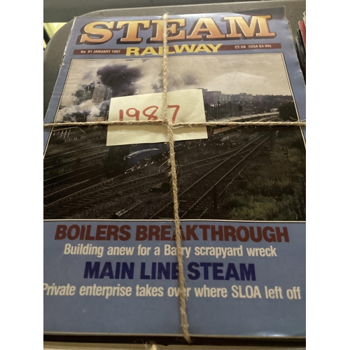 819 - A COLLECTION OF STEAM ENGINE AND RAILWAY MAGAZINES