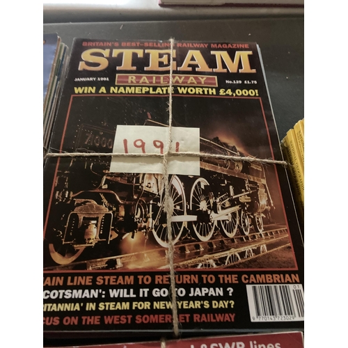 819 - A COLLECTION OF STEAM ENGINE AND RAILWAY MAGAZINES