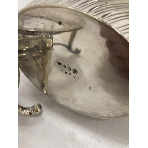 281 - A SILVER PLATED SPIRIT KETTLE AND BURNER