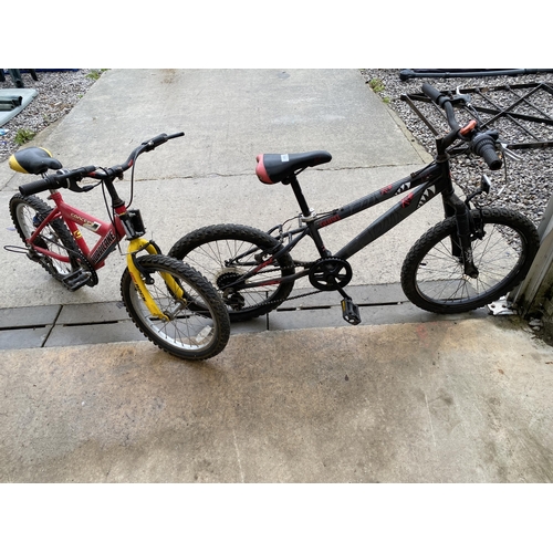 1991 - THREE VARIOUS CHILDRENS BIKES