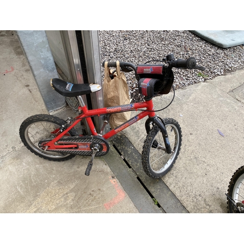 1991 - THREE VARIOUS CHILDRENS BIKES