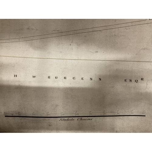 301 - A PLAN OF LAND SITUATE IN ARDWICK BEING THE PROPERTY OF W & J BROCKLEHURST ESQRS SURVEYED BY W MELLO... 