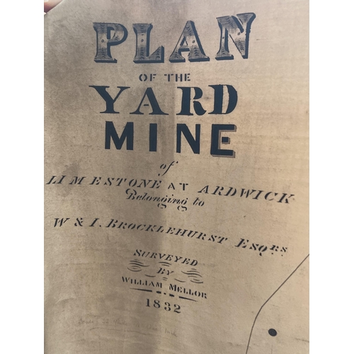 307 - THREE VINTAGE 1882 PLANS OF LAND SITUATE IN ARWICK BELONGING TO W J BROCKLEHURST ESQ AND MESSRS JOHN... 