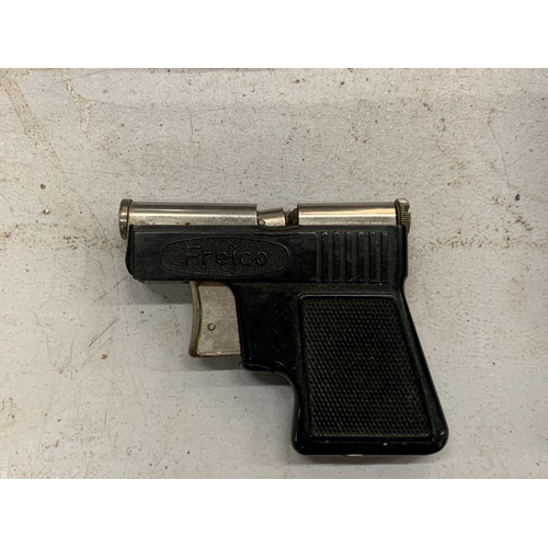 454 - A VINTAGE FREICO PISTOL LIGHTER